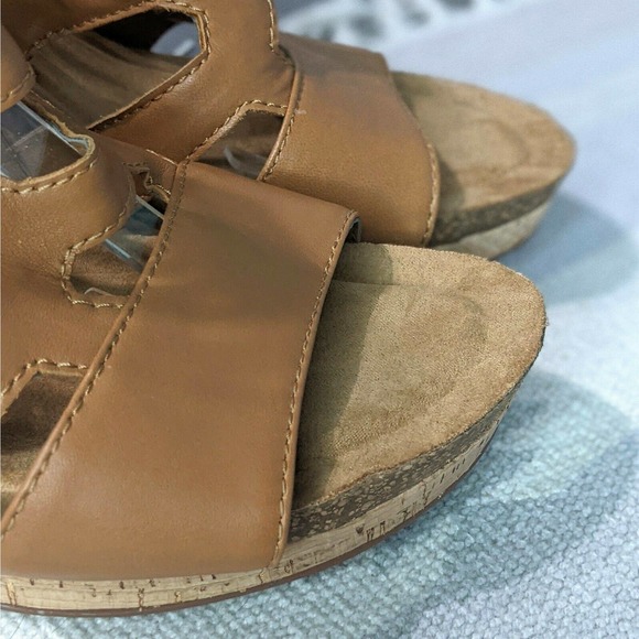 Sofft Courtnee Luggage Sandals Leather Strappy - Picture 5 of 8